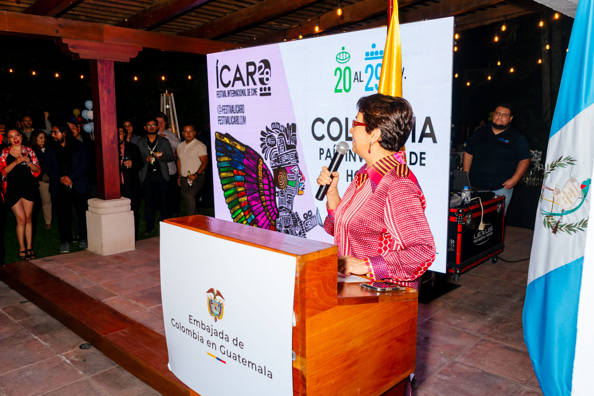 Colombia brilló como País Invitado de Honor en el Festival de Cine ICARO 2025