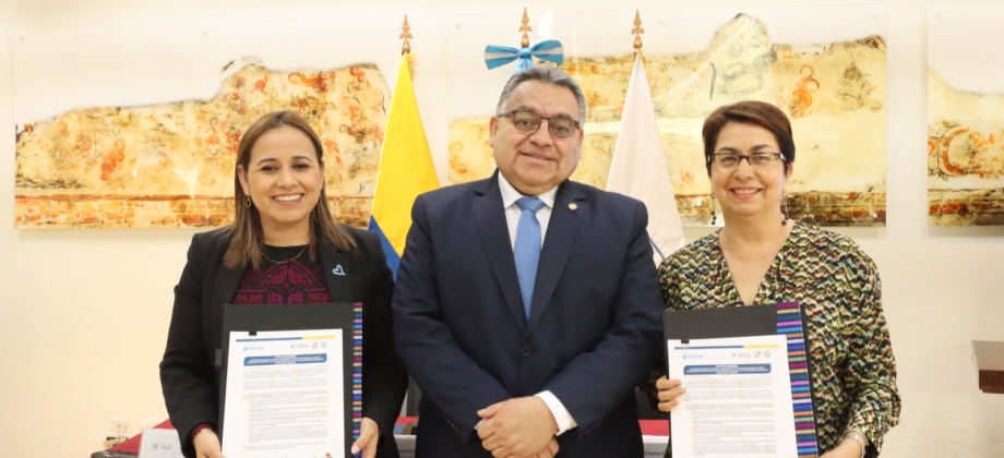 Embajada de Colombia en Guatemala se adhiere a la campaña “Protegiendo Nuestro Mayor Tesoro”
