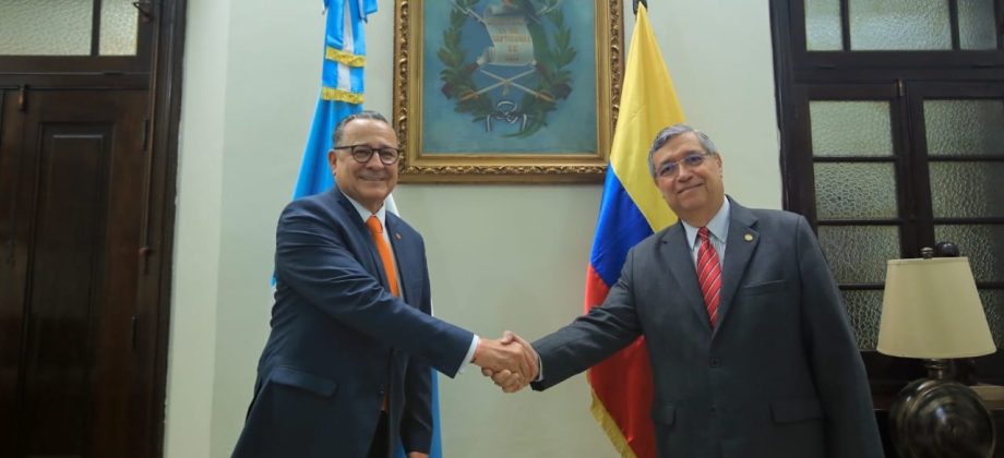 Embajador de Colombia en Guatemala, Juan Hurtado Cano, realizó visitas de cortesía a las principales autoridades de Guatemala