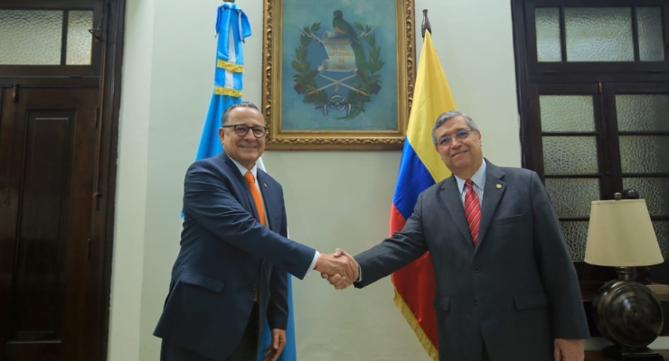 Embajador de Colombia en Guatemala, Juan Hurtado Cano, realizó visitas de cortesía a las principales autoridades de Guatemala
